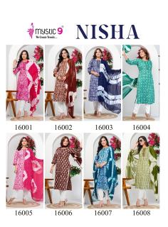 Mystic9 nisha vol 16 digital printed kurti wholesale in karnataka  - wholesale export
